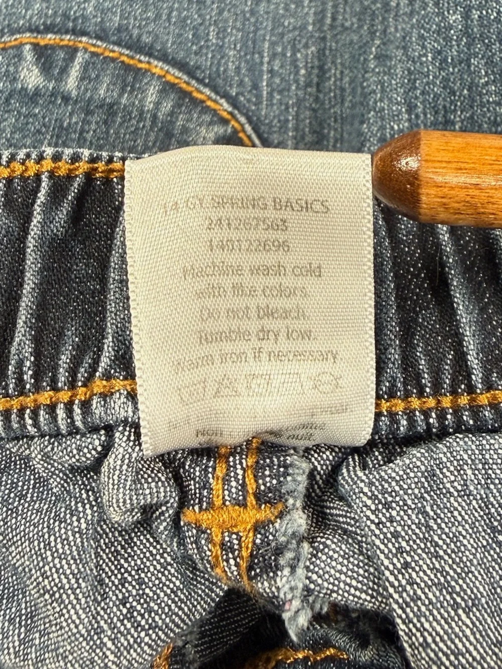 GYMBOREE Bow Pocket Girls Jeans Size 4T Straight Leg Denim Cottage Cute 2014